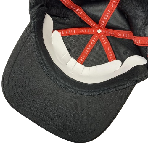 NWOT FULL SEND Curved Hat Black Patch ,Snapback. Baseball Cap, Hat