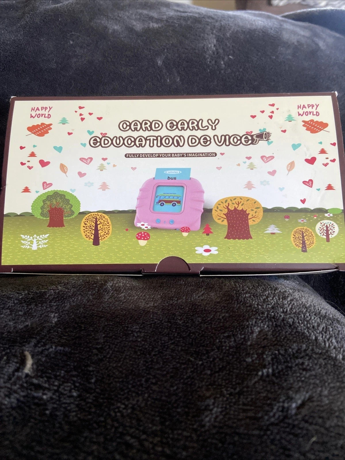 Happy World Card Early Education Device “Pink” Fully Develop Baby’s Imagination