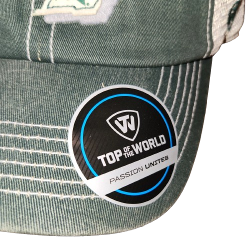 NEW Top Of The World Hat Michigan State Spartans MSU Snapback Mesh Truckers Cap