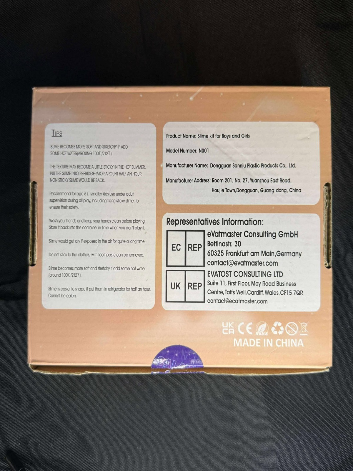 Butter Slime Kit Two-Toned 9 Packed for Kids Party Favors Toys