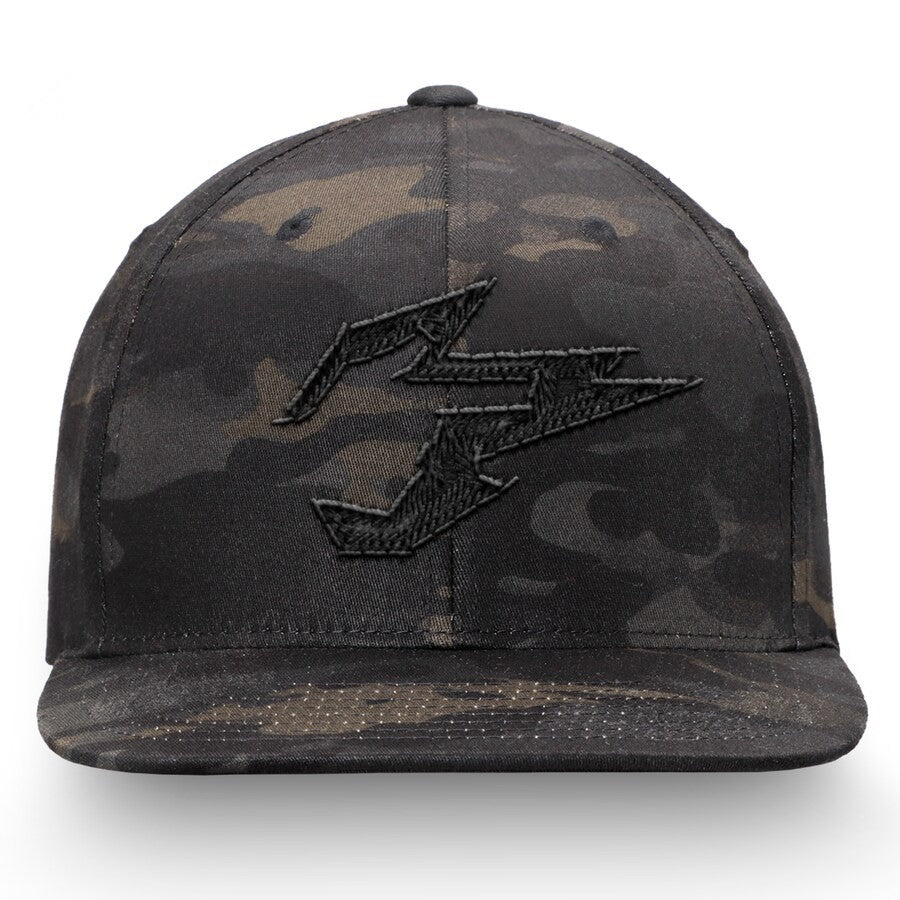 New Hangzhou Spark Fanatics Overwatch League Camo Flat Brim Snapback Hat - Black