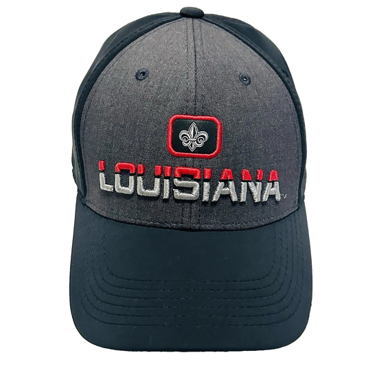 Top of the World Louisiana Lafayette Ragin' Cajuns One Fit Stretch Hat Black
