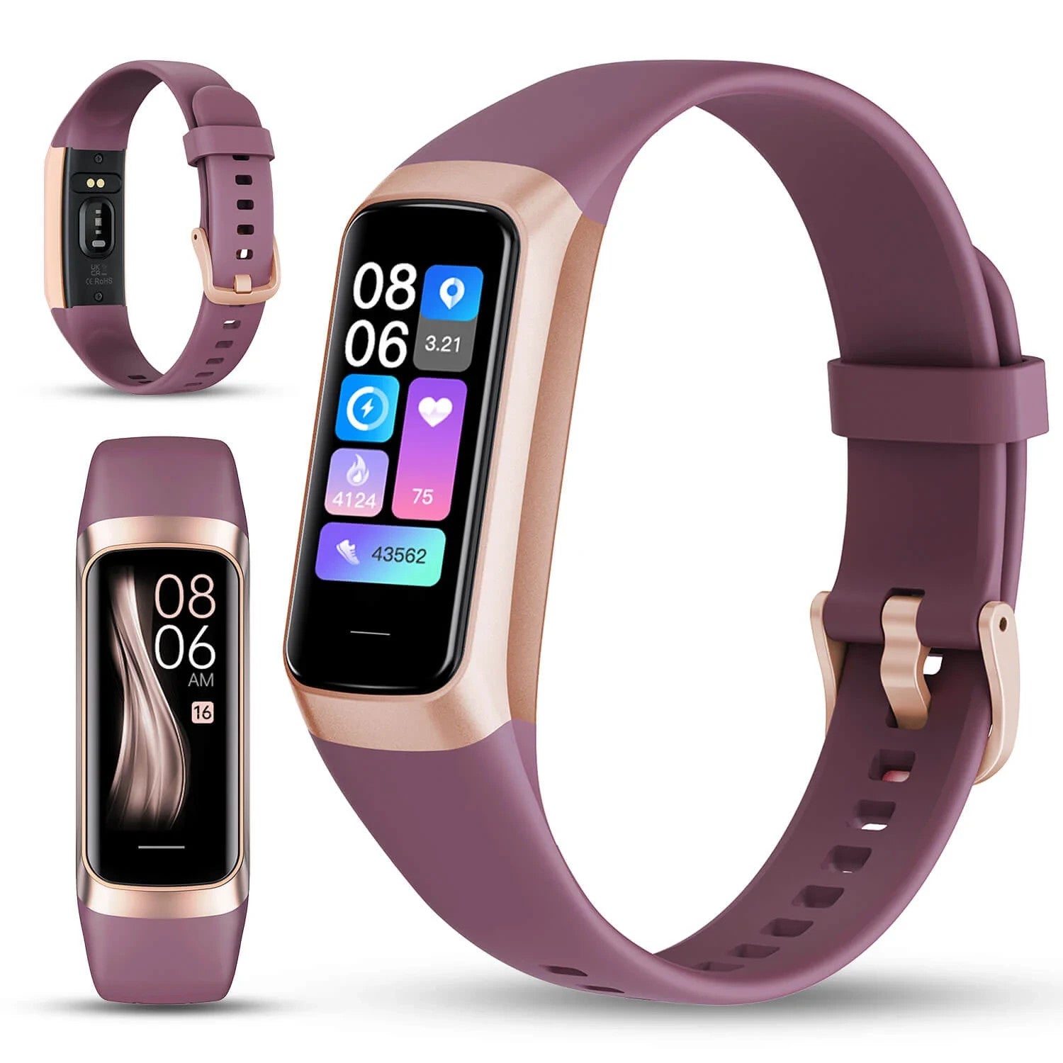 New Health Smartwatch, 1.1 Inch, AMOLED, HD Screen, 25 Kinds Sports Monitoring
