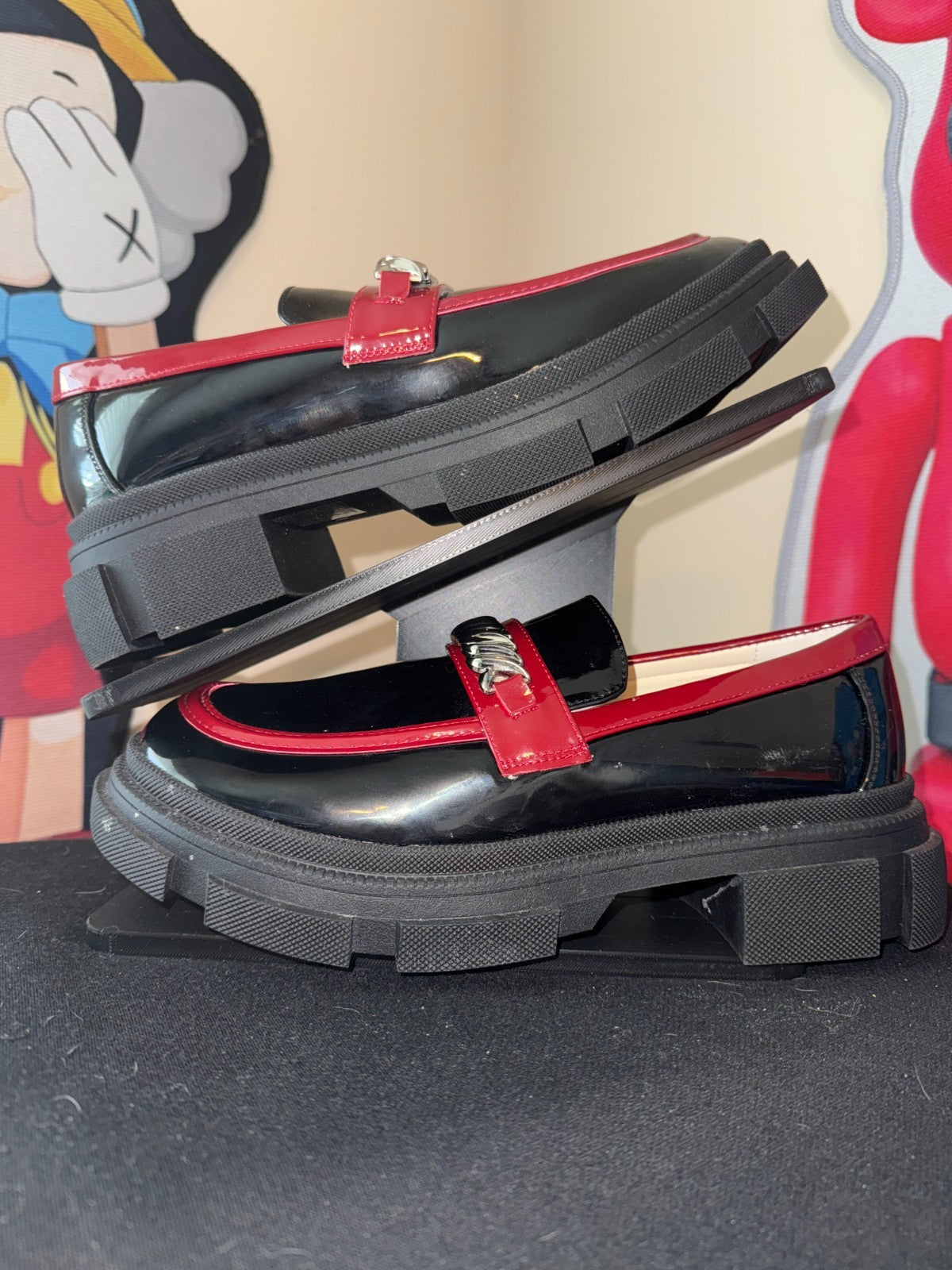 New Zaynsia  Platform Women's Loafer Patent Leather Chunky Loafer 9.5W