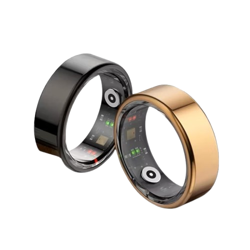 Smart Ring – Black Size 10 – Compatible with SmartHealth App