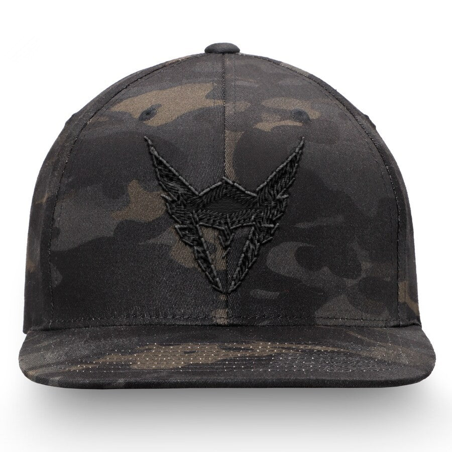 Paris Eternal Fanatics Overwatch League Camo Flat Brim Snapback Hat - Blac