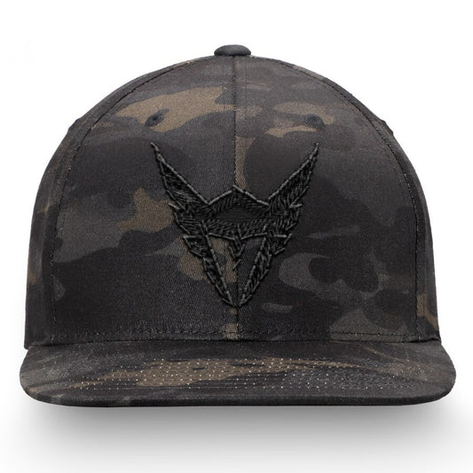 Paris Eternal Fanatics Overwatch League Camo Flat Brim Snapback Hat - Blac