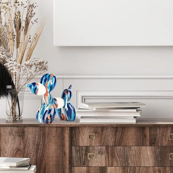 Balloon Dog Animal Art Sculpture, Abstract Balloon Sculpture, Graffiti Balloon