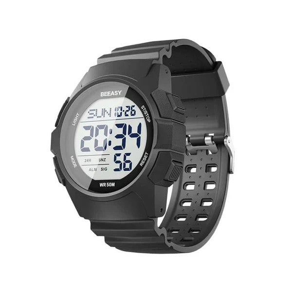 Beeasy AW03 Men's Waterproof Sports Digital Watch with Stopwatch Countdown
