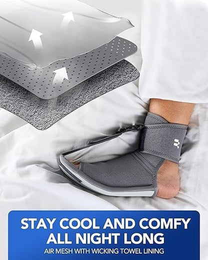 Fitomo Night Splint for Plantar Fasciitis Relief (Small) for  Sleeping Support