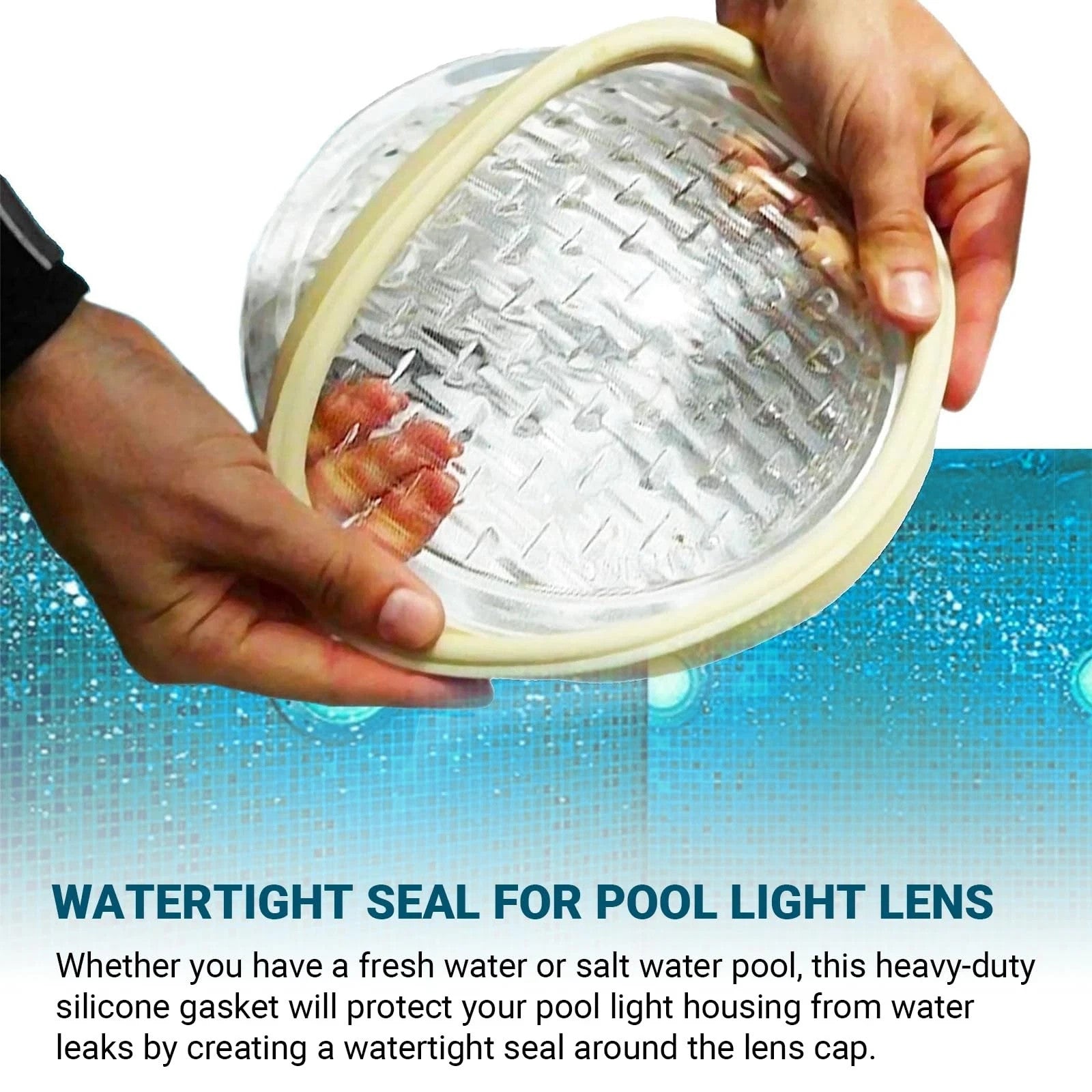 AR-PRO 8 3/8 Pool Light Lens Gasket Replaces PENTAIR 79101600Z & 79104800 2 pack