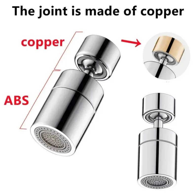 2pcs 360° Adjustable Kitchen Faucet Spray Head with 2 Modes & Filter