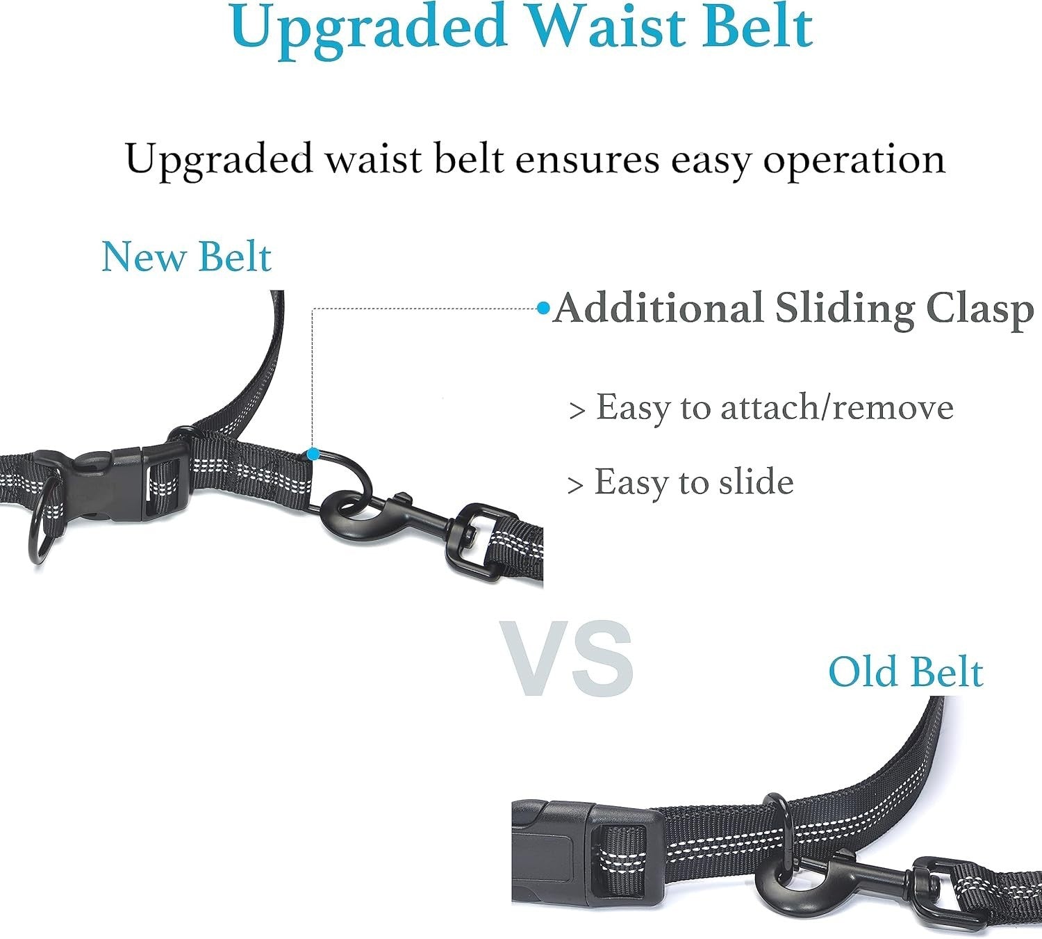 Pink Medium/Large Retractable Hands-Free Dog Leash for 25-150lbs Dual Handle