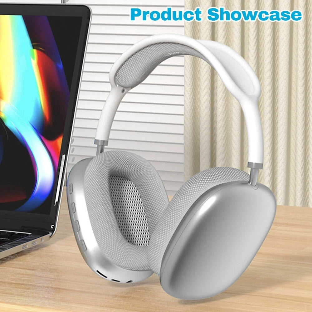 Wireless Bluetooth Headphones Headset Stereo Over-Ear Earphones Noise Cancelling