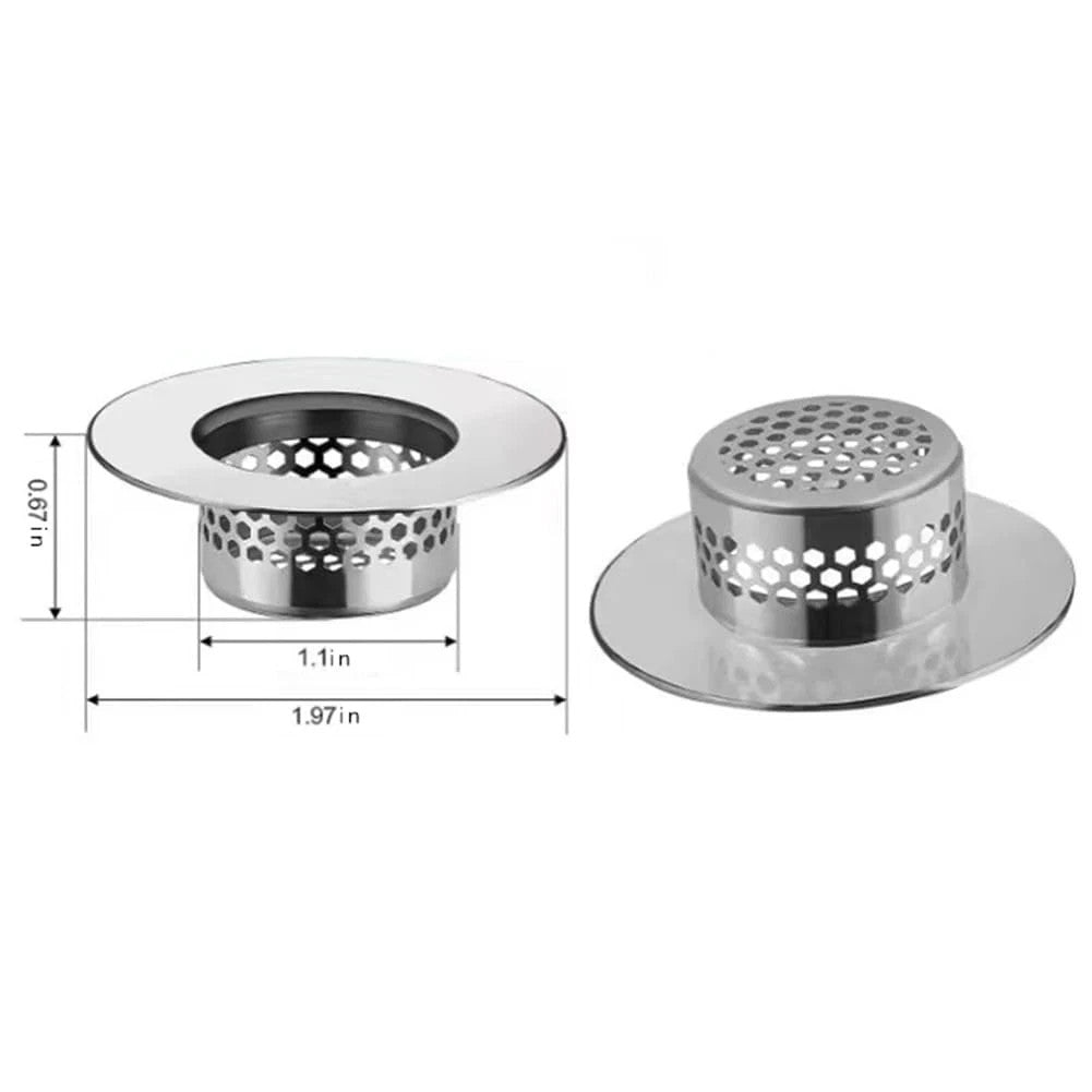Bathroom Sink Strainer (4 Pack), Bathtub Drain Cover Lavatory Sink Drain