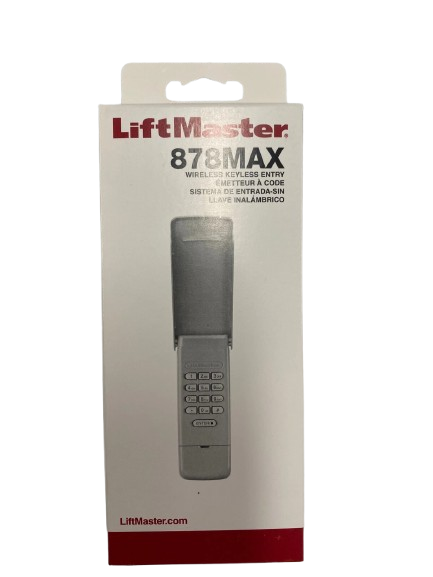 LiftMaster 878MAX Garage Door Keypad Wireless and Keyless Entry System