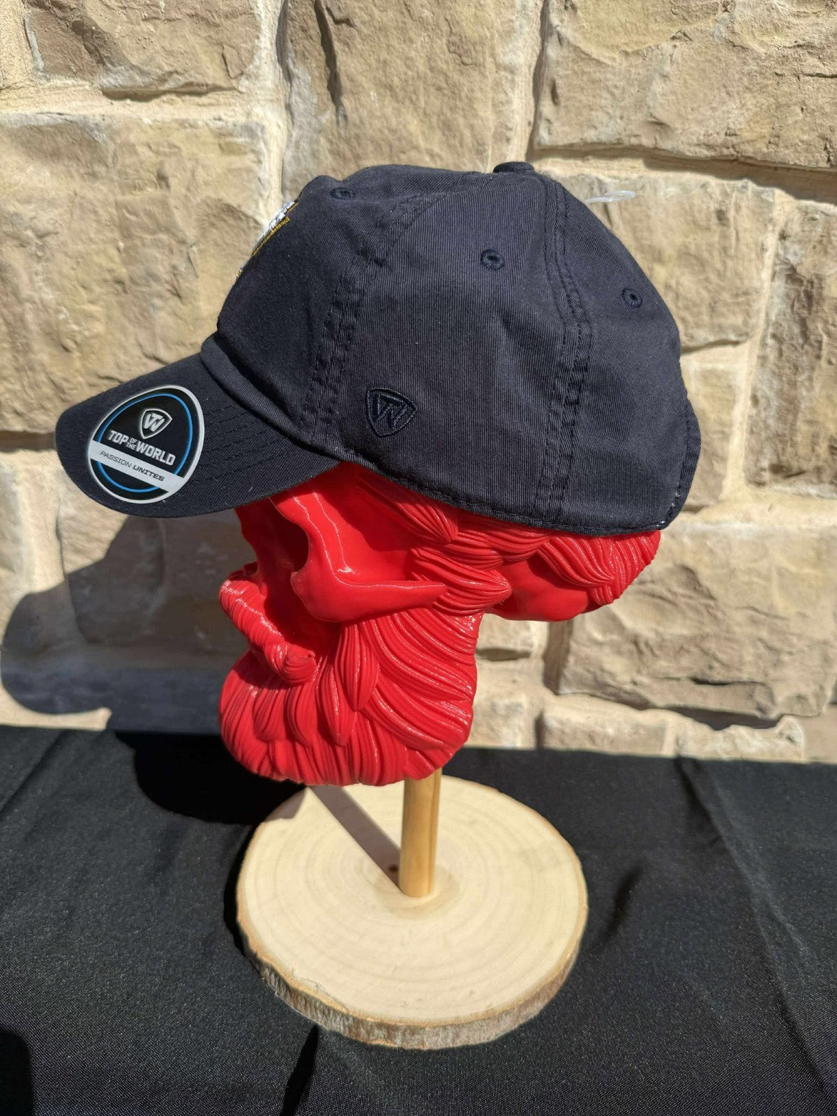 Georgia Tech Yellow Jackets Hat Cap Black Buzz Logo Strapback NCAA New NWOT