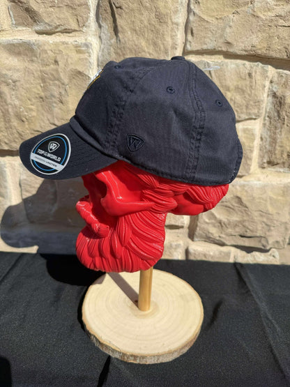 Georgia Tech Yellow Jackets Hat Cap Black Buzz Logo Strapback NCAA New NWOT