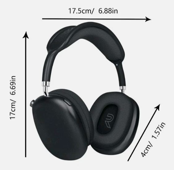 Factory Sealed P9 Plus Bluetooth Headphones,  Noise Canceling, Over-Ear