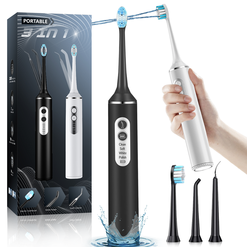 Smart 3-in-1 Dental Care Device IPX7 Oral Irrigator 4 Cleaning Modes