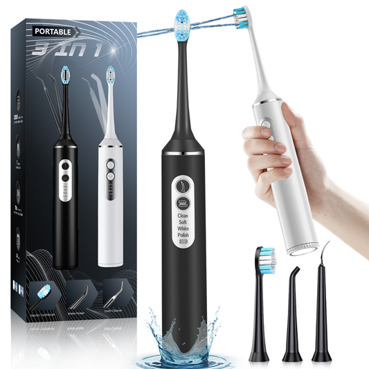 Smart 3-in-1 Dental Care Device IPX7 Oral Irrigator 4 Cleaning Modes
