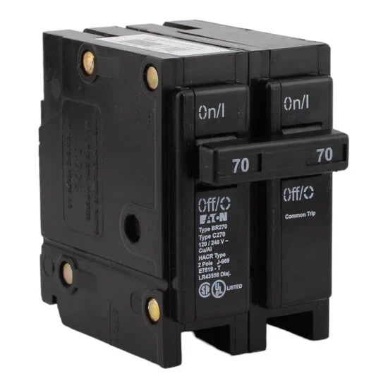 EATON BR270 70 Amp 2 Pole 120/240V TYPE BR Circuit Breaker