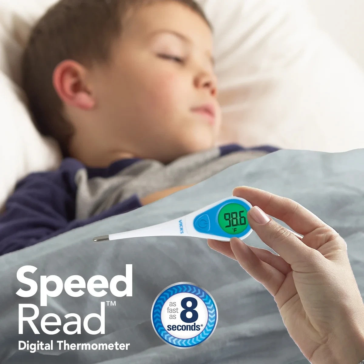 Vicks Speed-Read Digital Oral Thermometer, for Adults and Kids, V912USV5