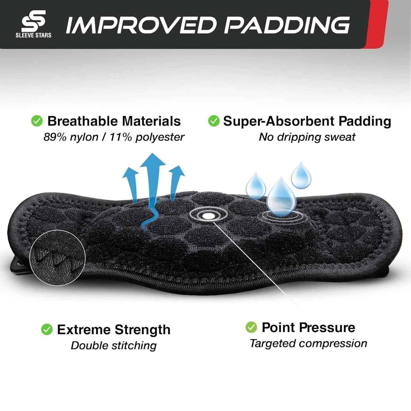 Sleeve Stars Elbow Brace Tendonitis Support Strap Adjustable PINK Unisex Bx27