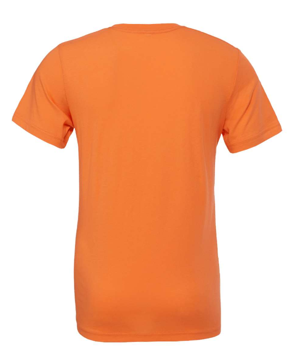 Bella + Canvas Burnt Orange Jersey Tee (3001) of Naughty Ghost for Halloween
