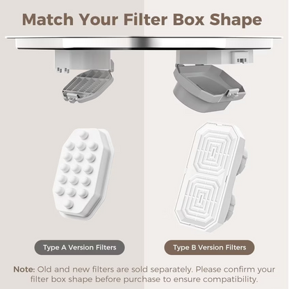 12-Pack Cat Water Fountain Replacement Filters and Pre-Filters