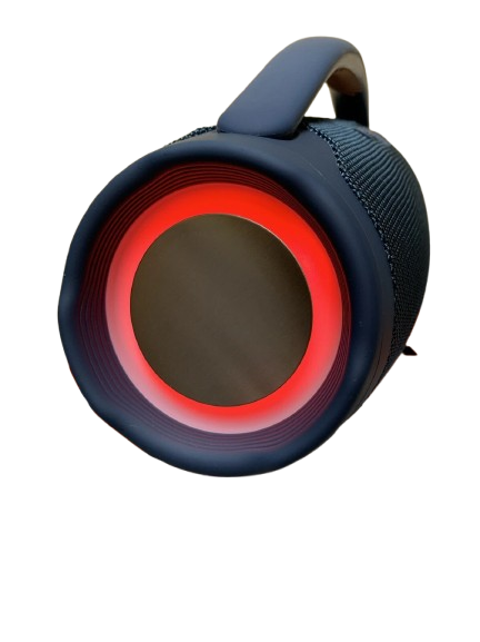 Booms Box Portable Bluetooth Speaker with Side LED Light Effects