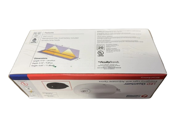 Lithonia Lighting ELM2L UVOLT LTP SDRT M12 Quantum LED Emergency Light, Self Dia