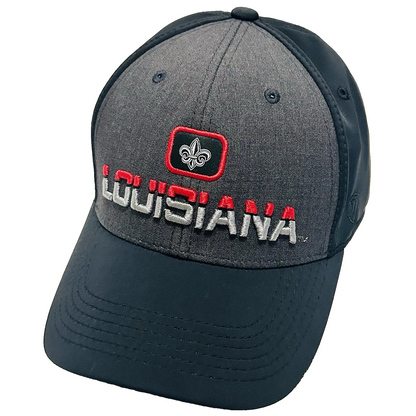 Top of the World Louisiana Lafayette Ragin' Cajuns One Fit Stretch Hat Black