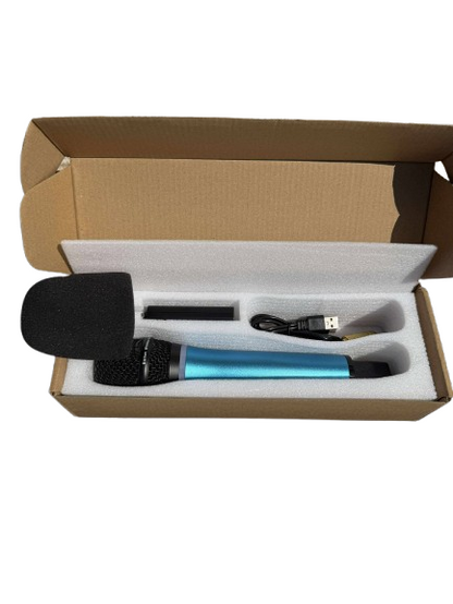 Bietrun UHF Rechargeable Handheld Wireless Microphone WXM19A Blue