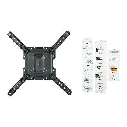 Hang Onn Full Motion TV Wall Mount 19"-50" w/90° Swivel and 15° Tilt