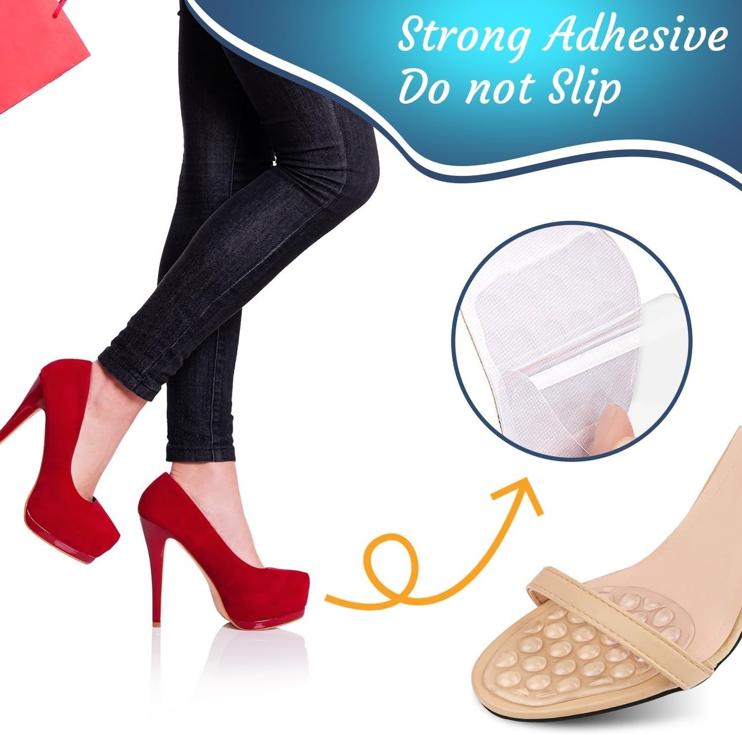 COATERIA Premium Ball of Foot Cushions for High Heels Shoes