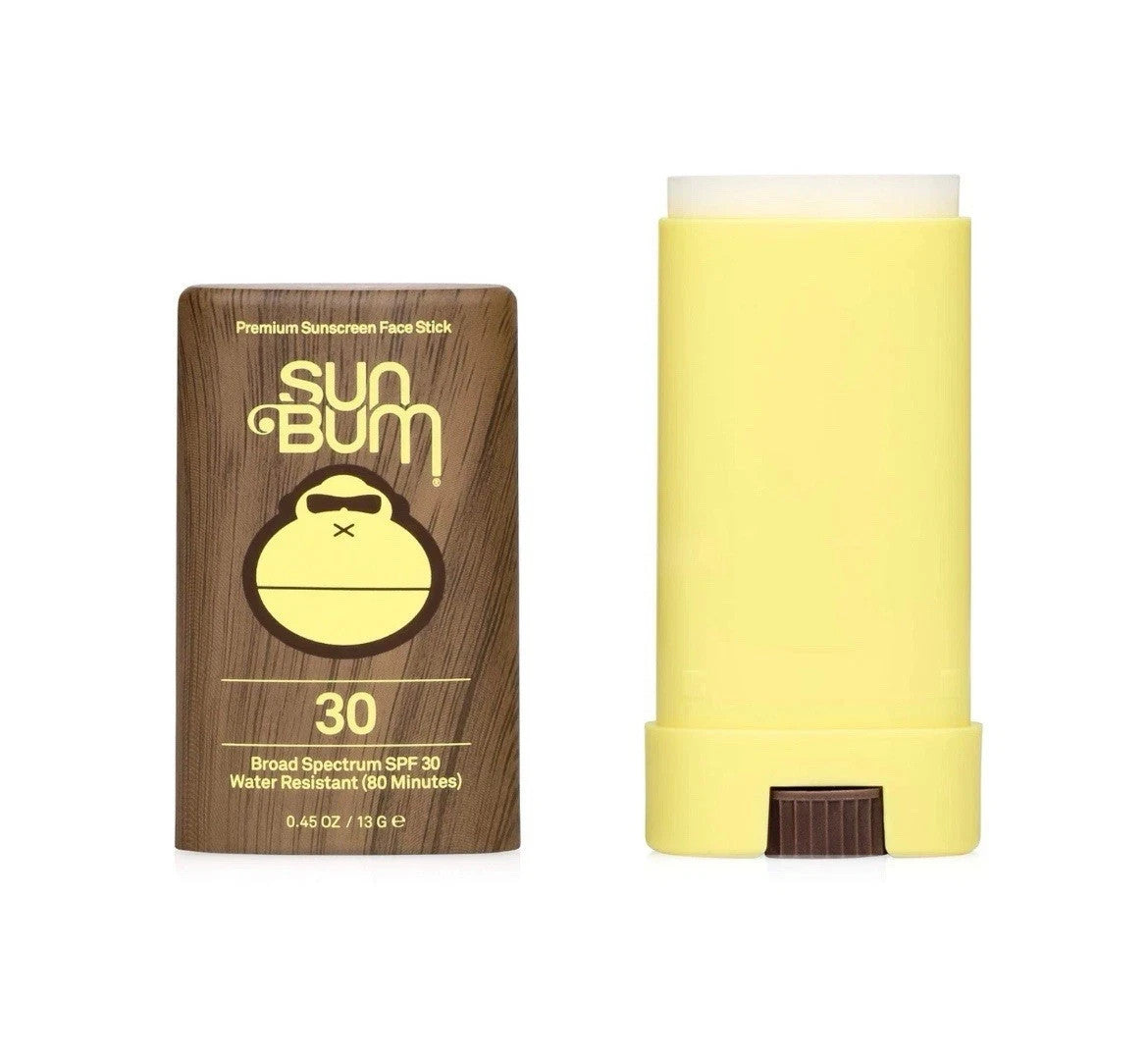 Sun Bum SPF 30 Premium Sunscreen Face Stick, Water Resistant Exp 12/25