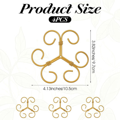 4 Pcs Stem Supports for Indoor Plants Plant Accessories Indoor Plant Stabilizer