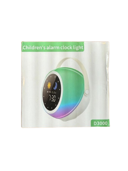 Children's Alarm Clock Light -Model D3000 4-5 Hr Play time 10-12 Lighting time
