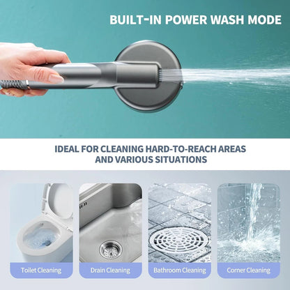 High Pressure Shower Head 4 Settings Handheld Shower Heads Spray With 5 FT Hose