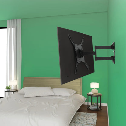 Hang Onn Full Motion TV Wall Mount 19"-50" w/90° Swivel and 15° Tilt