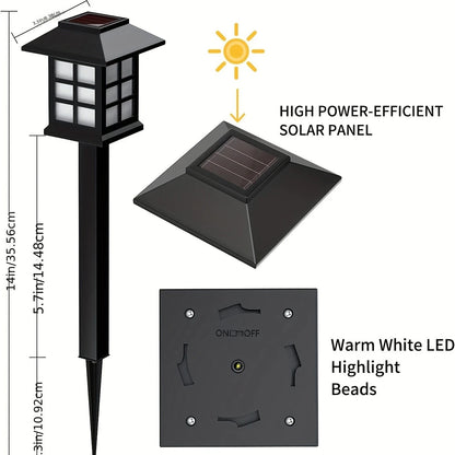 Brand New Solar LED Lights, Outdoor, Landscape or Pathway Yard, 8 pack