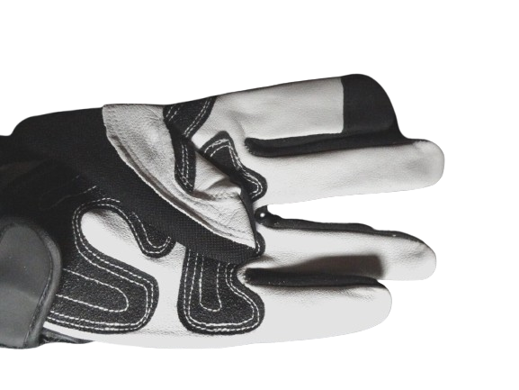 Pugs Work Gloves – 2 Pairs, Leather, Sizes L & XL