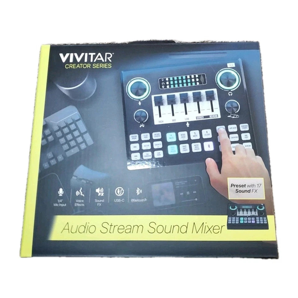 Vivitar Creator Series Audio Stream Sound Mixer