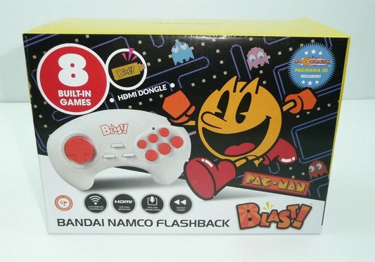 Bandai Namco Flashback Blast PAC-MAN 8 Built-In Games Retro Classic HDMI Pacman