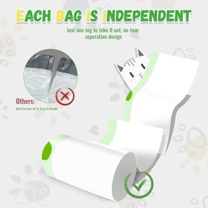 2 - 30 Pack Cat Litter Liners /Refills - Bags Compatible with Litter Boxes