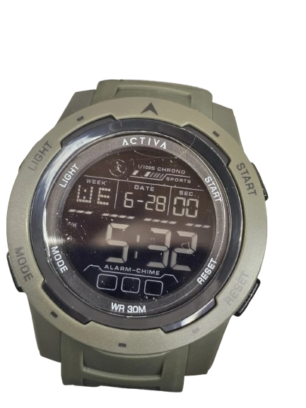 Activa X Terrian Invicta Digital 45mm Military Green (ACW8105MC-001) NWT
