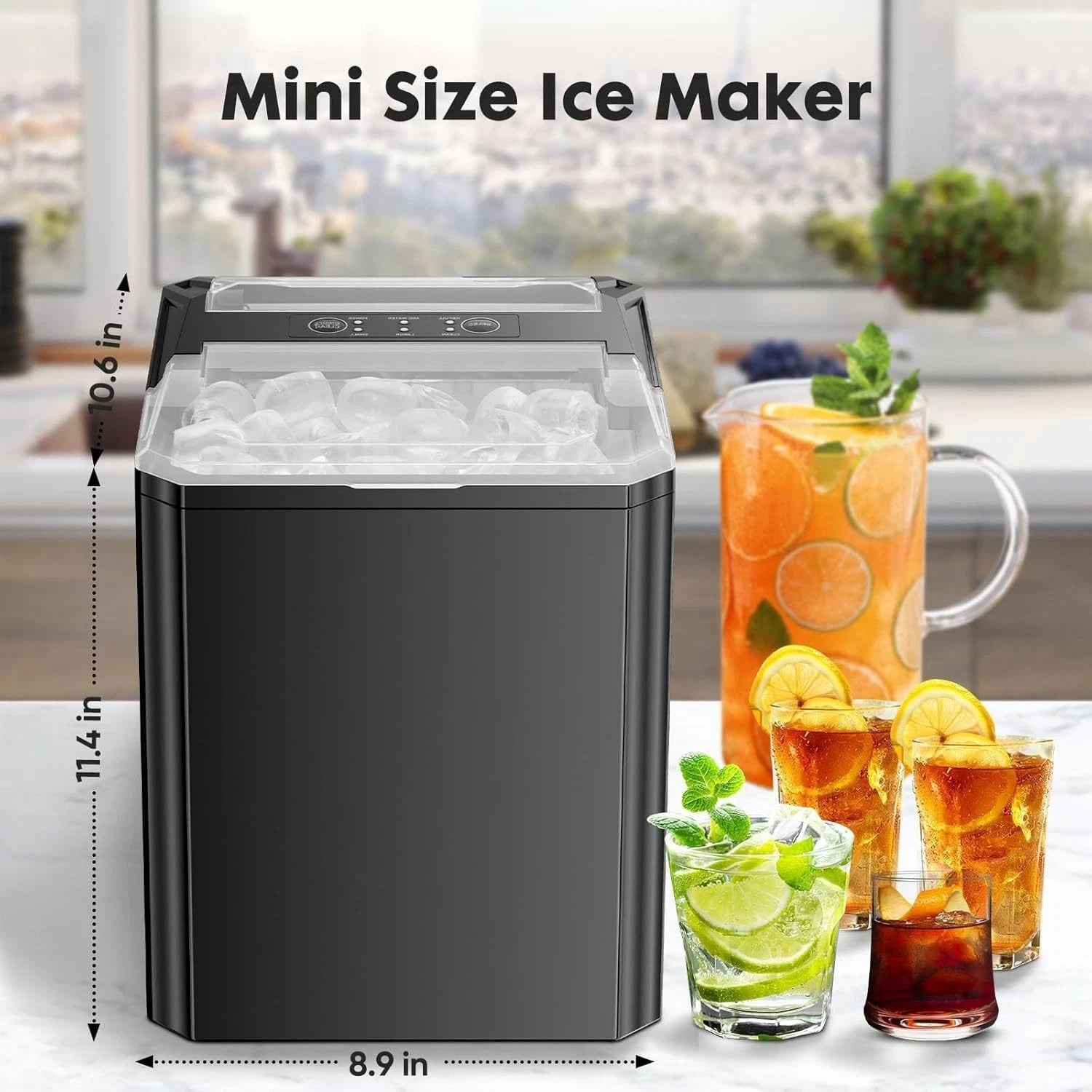 Sweet crispy Countertop Ice Maker – Portable, Fast & Self-Cleaning