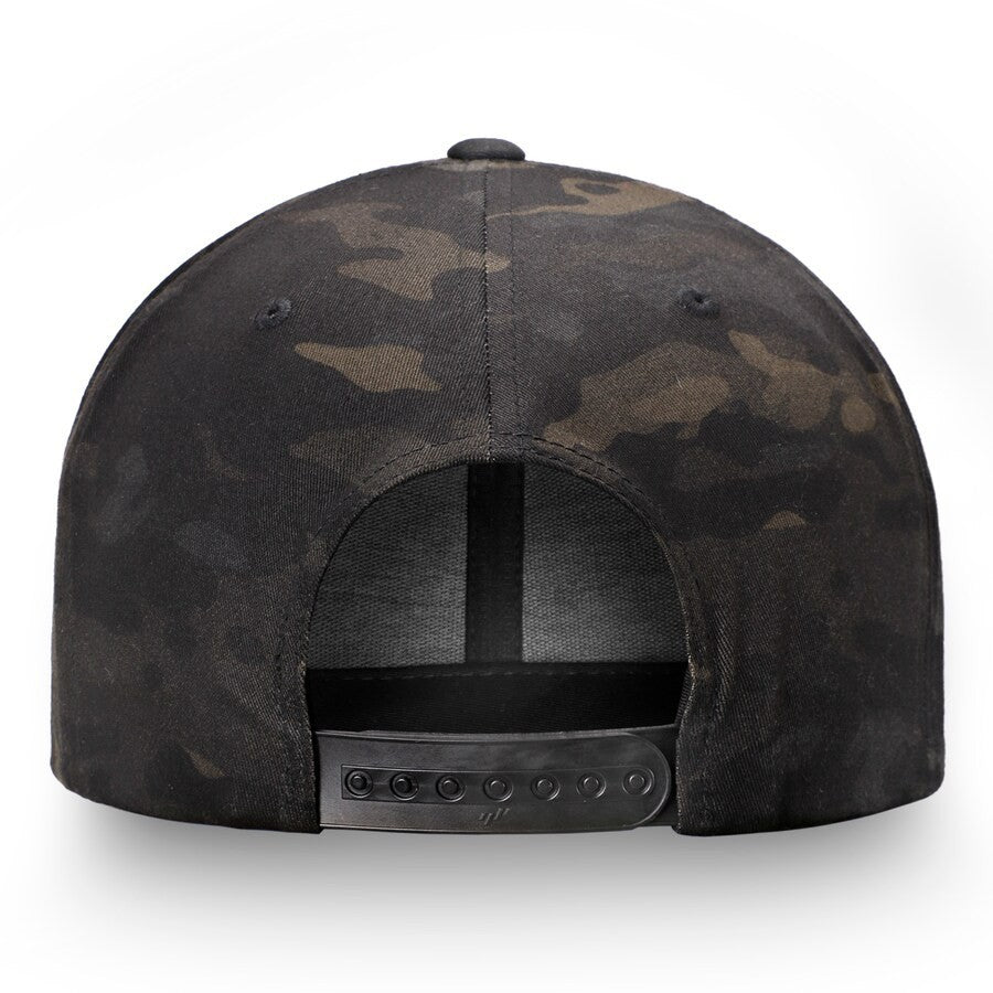 New Hangzhou Spark Fanatics Overwatch League Camo Flat Brim Snapback Hat - Black