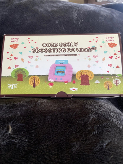 Happy World Card Early Education Device “Pink” Fully Develop Baby’s Imagination